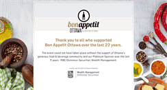 Desktop Screenshot of bonappetitottawa.ca